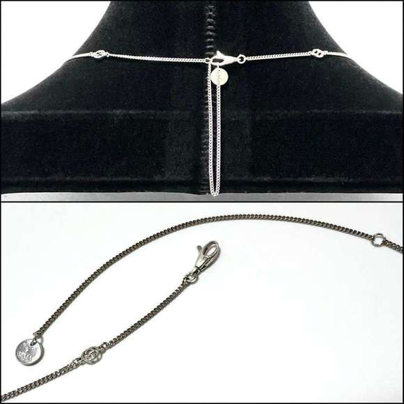 GUCCI Necklace Donald Interlocking Silver 925 - Picture 9 of 10